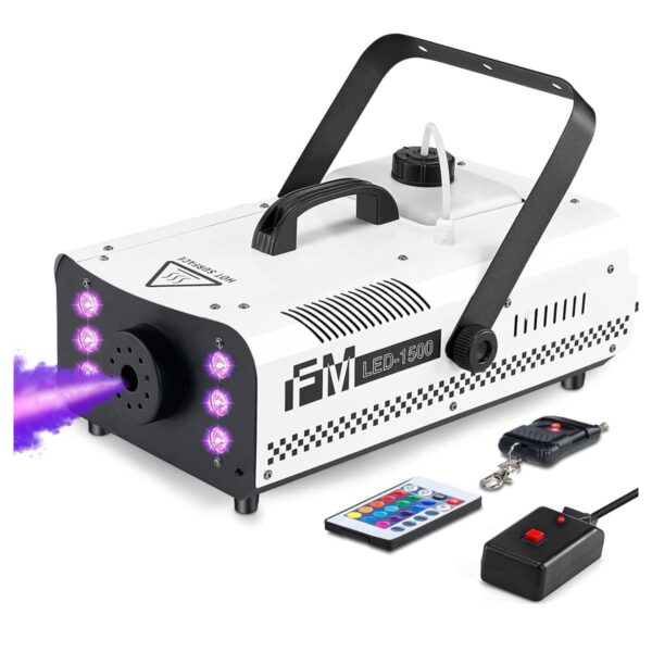 Fog Machine 1500W with Wireless Remote & Wired Control