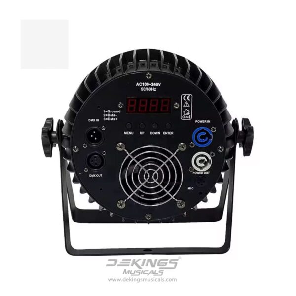 24×10W RGBW 4-in-1 Flat LED PAR Stage Light - Image 2