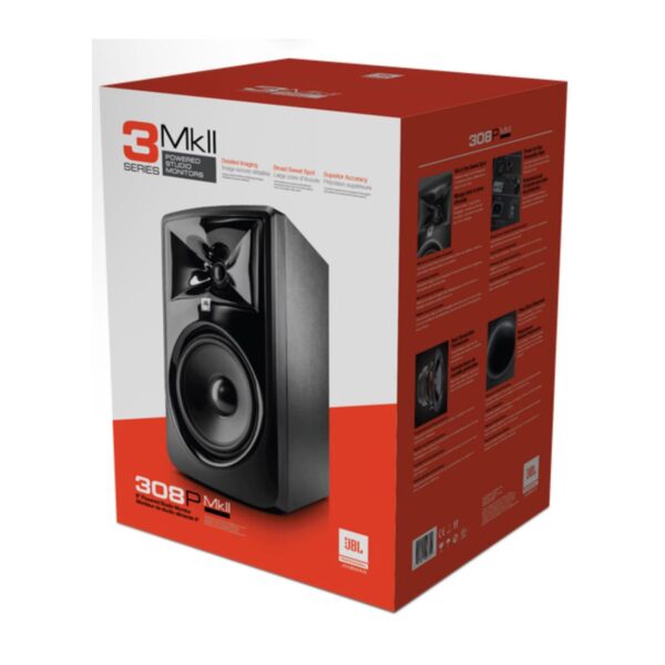 JBL 308P MKII 8-Inch 2-Way Powered Studio Monitor (Pair) - Image 5