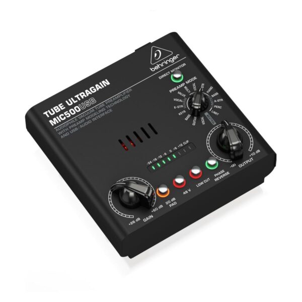 Behringer MIC500USB Audiophile Vacuum Tube Preamplifier - Image 2