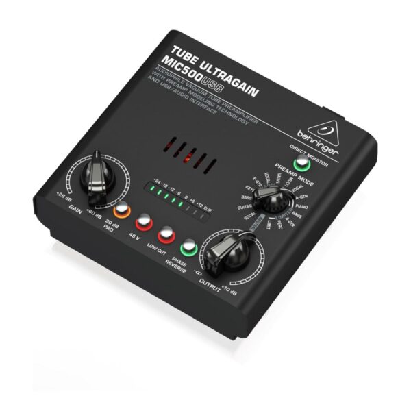 Behringer MIC500USB Audiophile Vacuum Tube Preamplifier - Image 3