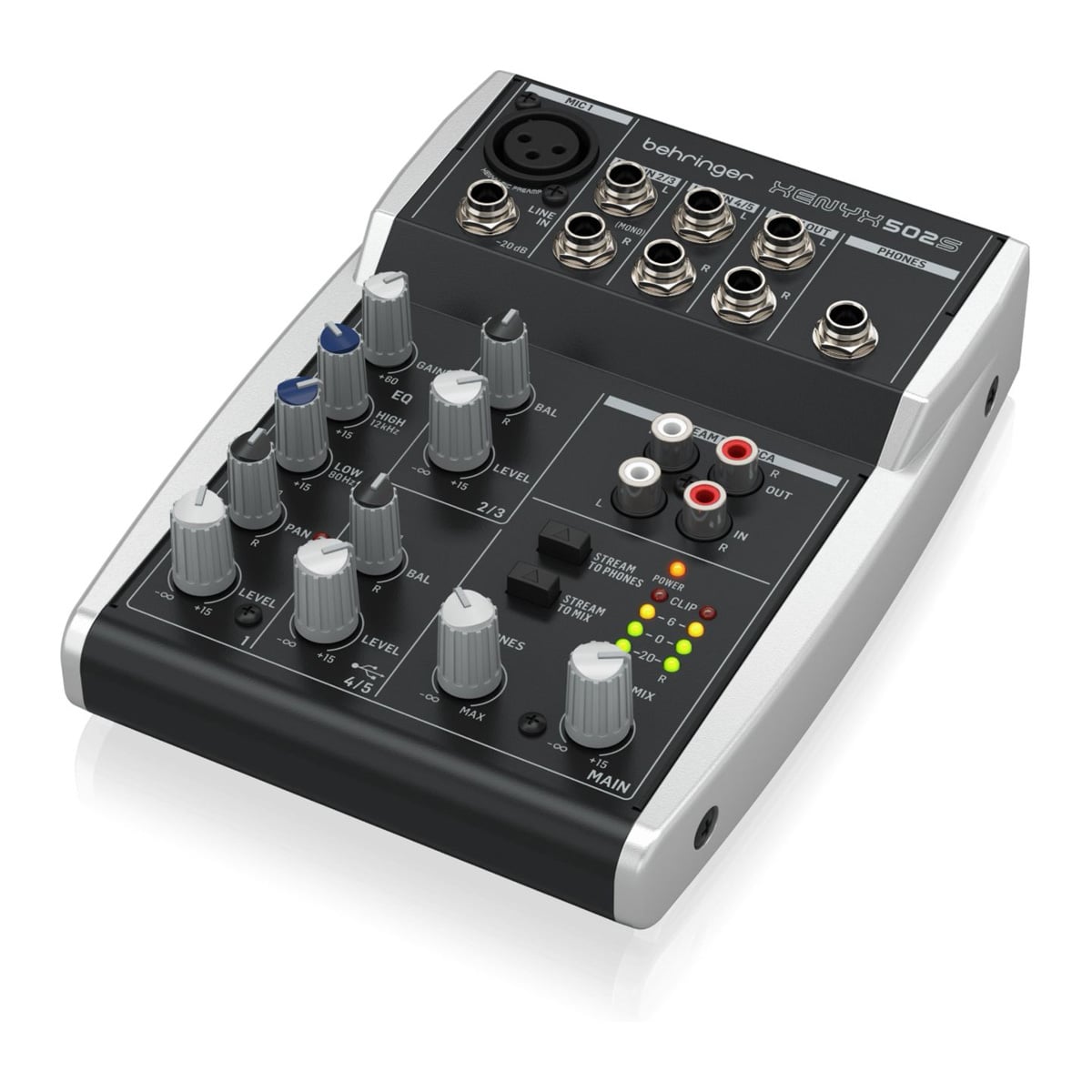 Behringer XENYX 502S 5-Channel Analog Streaming Mixer - Image 2