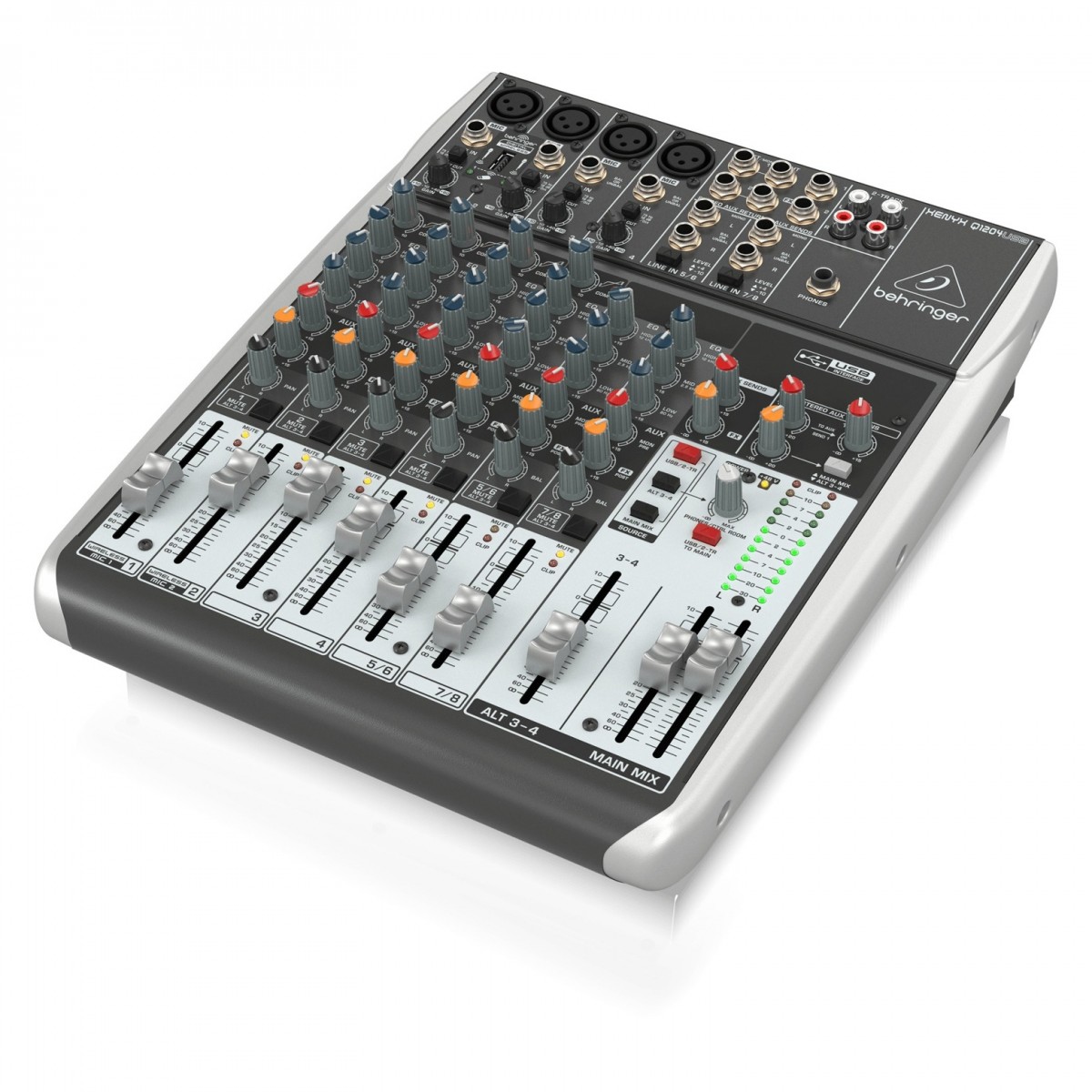 Behringer XENYX Q1204USB Compact Analog USB Mixer - Image 3