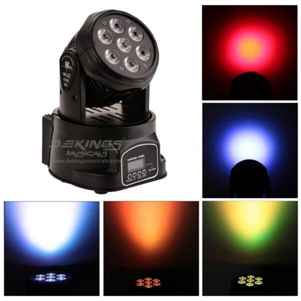 7×10W Bee Eye RGBW Mini LED Moving Head Light - Image 2