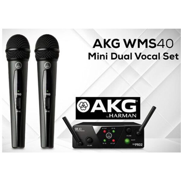 AKG WMS 40 PRO Vocal Dual Set (Channels US 45 / 45C) - Image 4