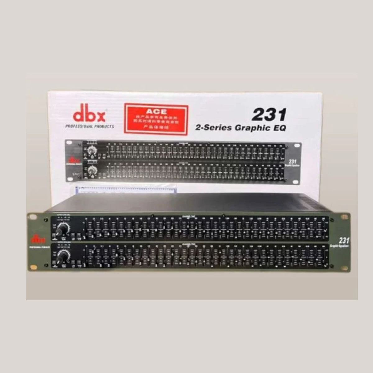 dbx 231 Dual Channel 31-Band Graphics Equalizer