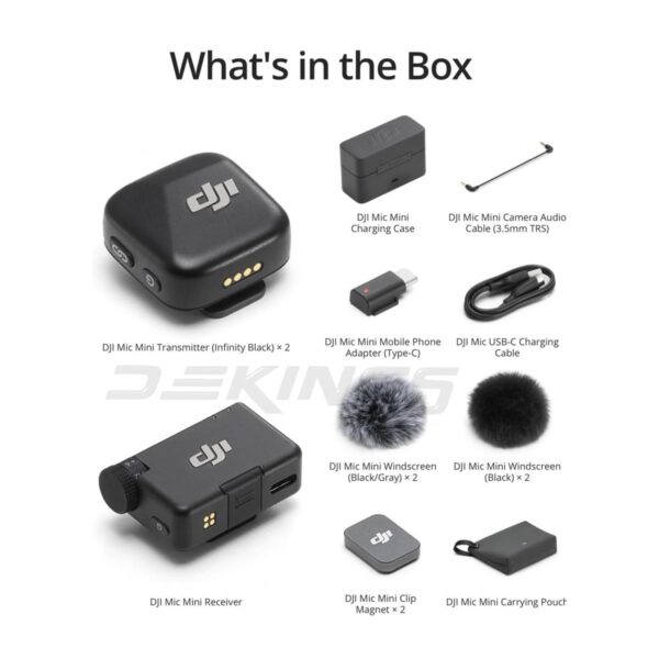 DJI Mic Mini – Ultra-Compact Wireless Microphone System - Image 4