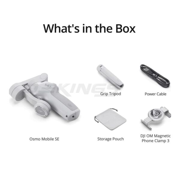 DJI Osmo Mobile SE – 3-Axis Smartphone Gimbal Stabilizer with Magnetic Clamp - Image 2