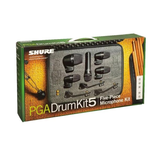 Original Shure PGADRUMKIT5 5-piece Drum Microphone Kit