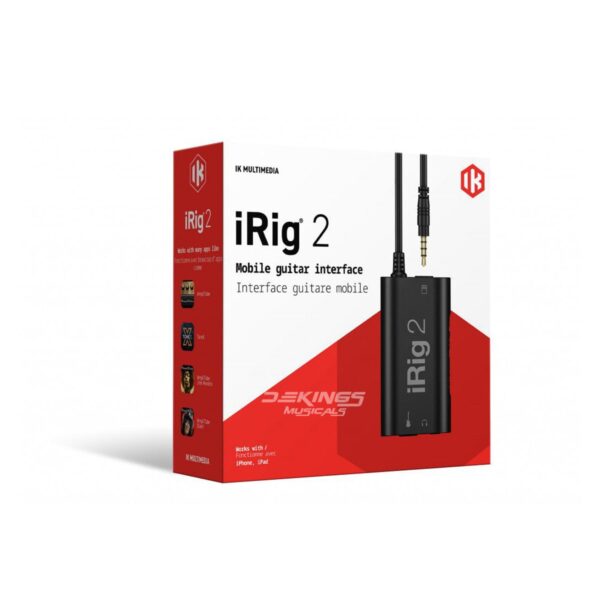 iRig 2 Guitar Interface Adapter for iPhone, iPad, Android & Mac