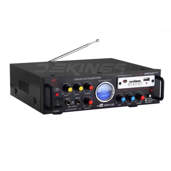 AV339 Bluetooth Karaoke Amplifier – 2-Channel Home Audio Amp - Image 2
