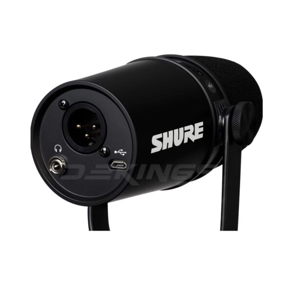 Shure MV7 Podcast Microphone (Black) – Dynamic USB/XLR Hybrid Mic - Image 3