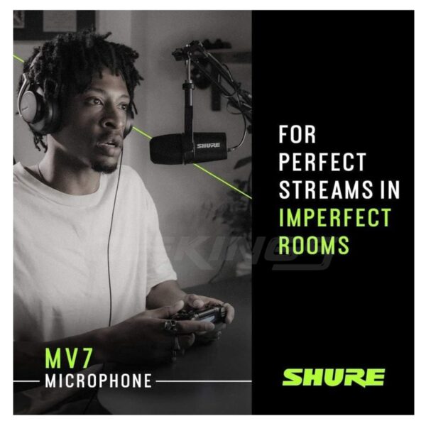 Shure MV7X XLR Podcast Microphone – Dynamic Mic - Image 5