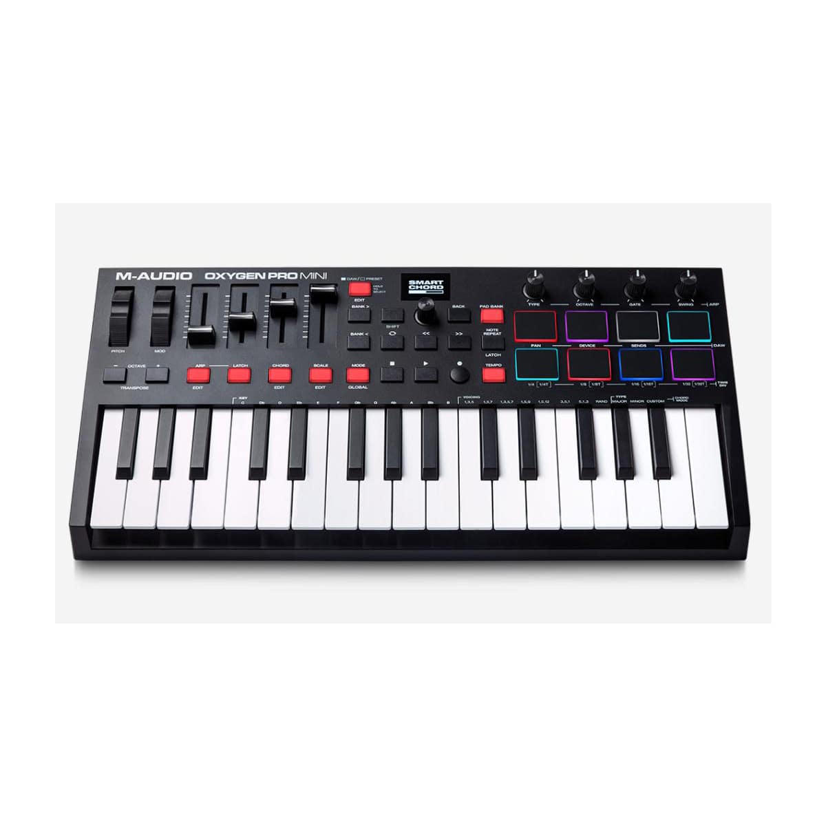 M-AUDIO Oxygen Pro Mini USB MIDI Keyboard Controller - Image 2