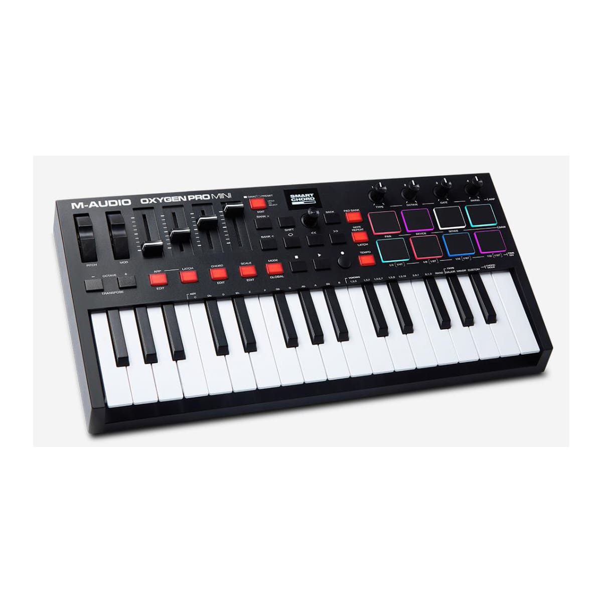 M-AUDIO Oxygen Pro Mini USB MIDI Keyboard Controller - Image 4