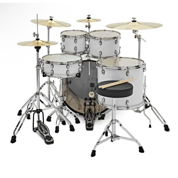 Premier Revolution PR22-5DK 5-Piece Acoustic Drum Set with Hardware, Kick Pedal & Throne - Image 9
