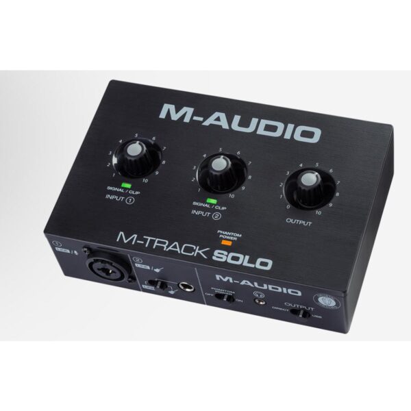 M-Audio M-Track Solo Desktop 2×2 USB Audio Interface - Image 4