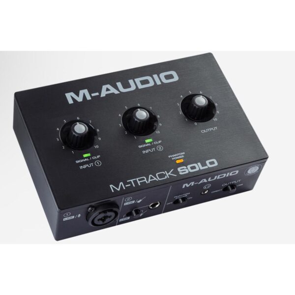 M-Audio M-Track Solo Desktop 2×2 USB Audio Interface - Image 5