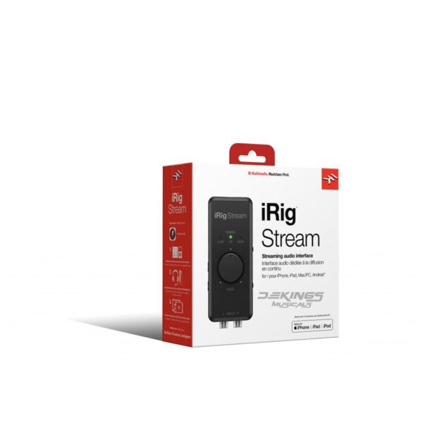 iRig Stream – Professional Stereo Audio Interface