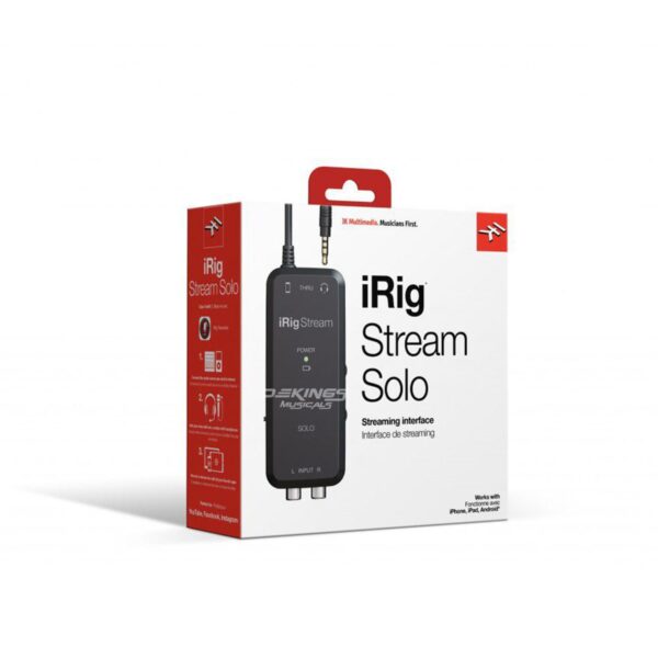 iRig Stream Solo – Compact Audio Interface for Streaming