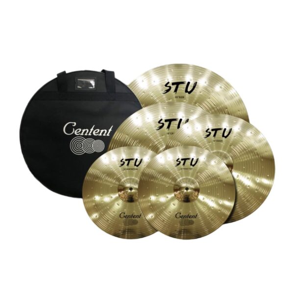 Centent STU Cymbal Pack 14" Hats, 16" Crash, 18" Crash, 20" Ride