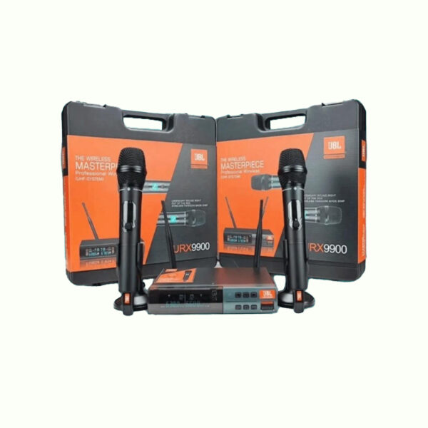 URX JBL 9900 Dual Wireless Handheld Microphone System – Clear & Reliable UHF Audio
