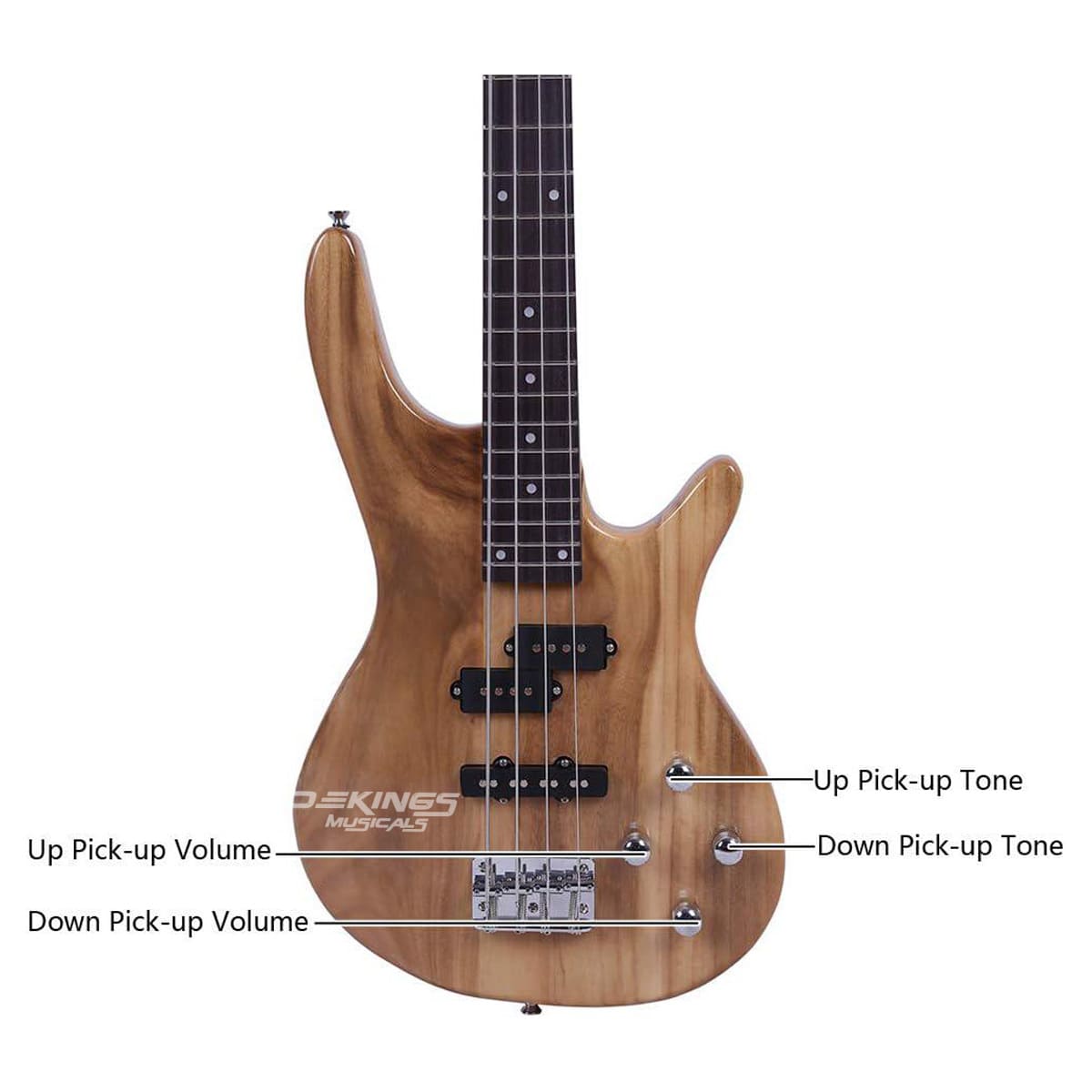 Well Sound 4-Strings Active Bass Guitar