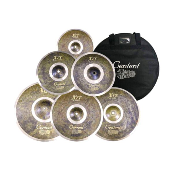 Centent XTT Series B20 Cymbal Pack – Professional 14” Hi-Hats, 16” Crash, 18” Crash, 20”