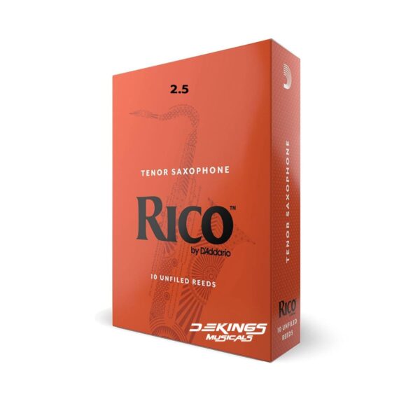 Rico Tenor Saxophone Reeds – Size 2.5 (Box of 10)