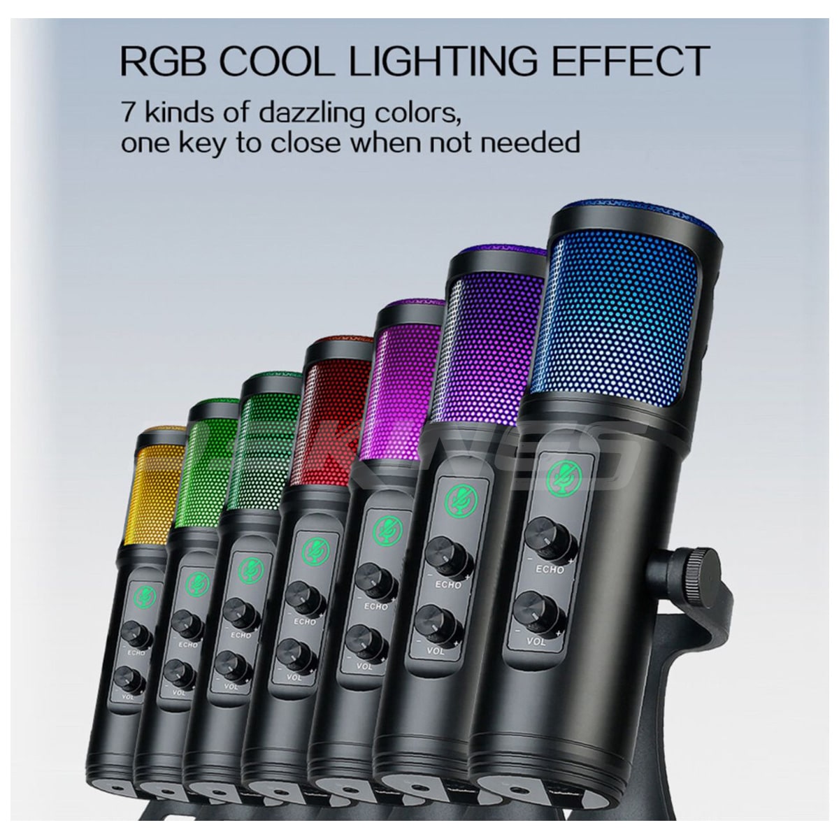 ZX-776 RGB USB Podcast Microphone - Image 7