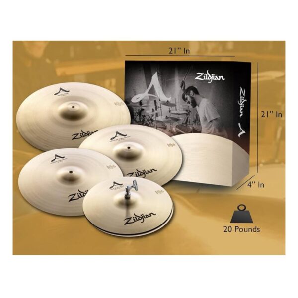 Zildjian K0800 K Custom Cymbal Pack – Premium 4-Piece Set (14” Hi-Hats, 16” & 18” Crashes, 20” Ride) - Image 2