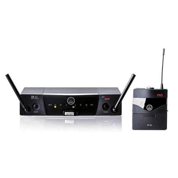 AKG WMS40 PRO Lavalier Wireless Microphone System – Compact Bodypack & Lapel Mic