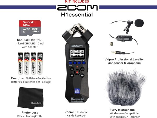 Zoom H1essential Handy Recorder Bundle - Image 4
