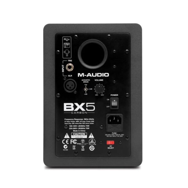 M-Audio BX5 Carbon 5″ Powered Studio Monitor Speakers – Pair - Image 3