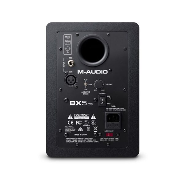 M-Audio BX5 D3 5″ 2-Way Powered Studio Monitor Speakers – (Pair) - Image 4