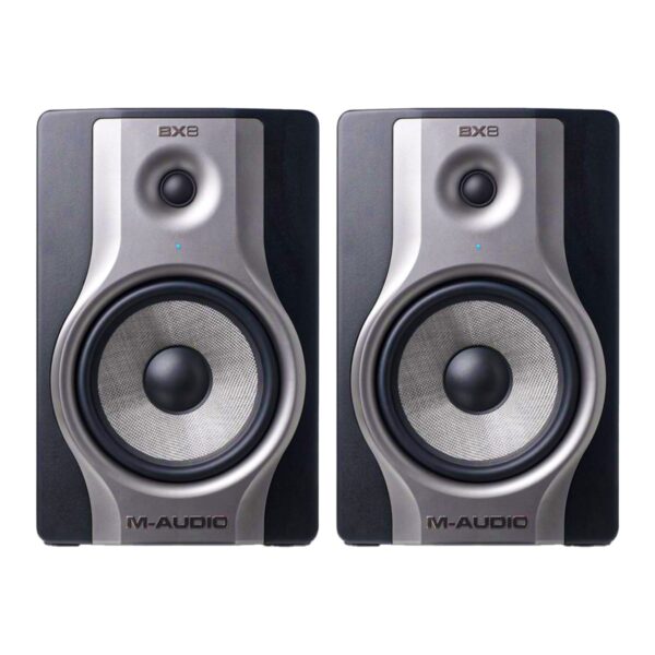 M-Audio BX8 Carbon 8″ 2-Way Powered Studio Monitor Speakers – Pair