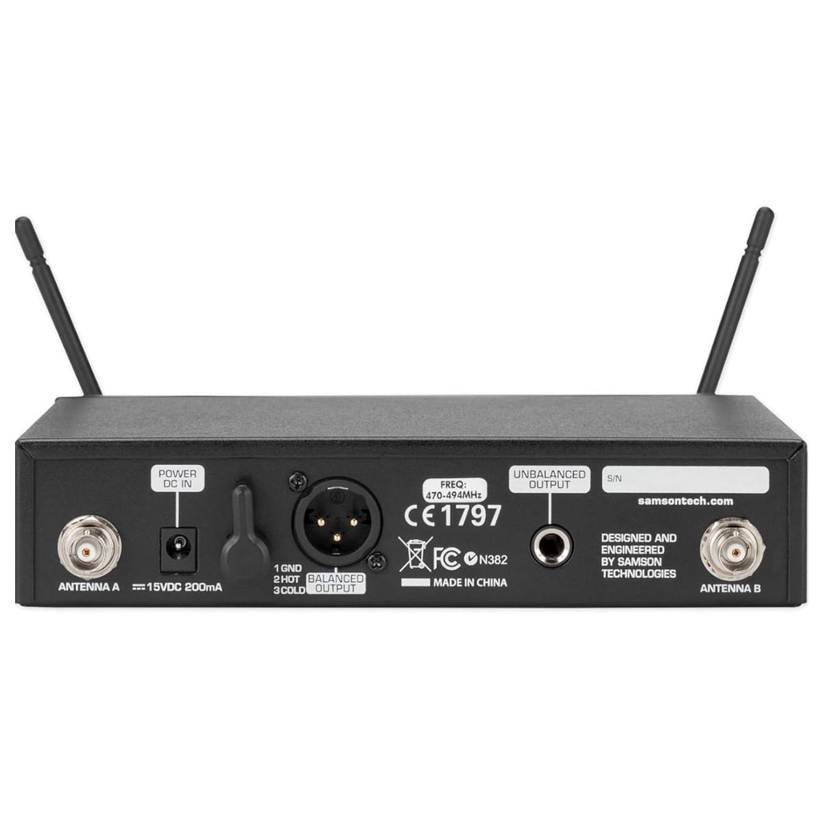 Samson Concert 99 Presentation Wireless System with LM10 Lavalier Microphone  - Image 2