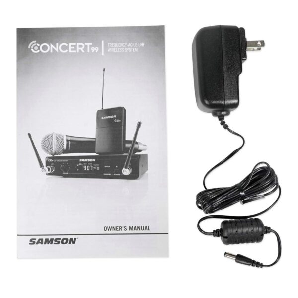 Samson Concert 99 Presentation Wireless System with LM10 Lavalier Microphone  - Image 6