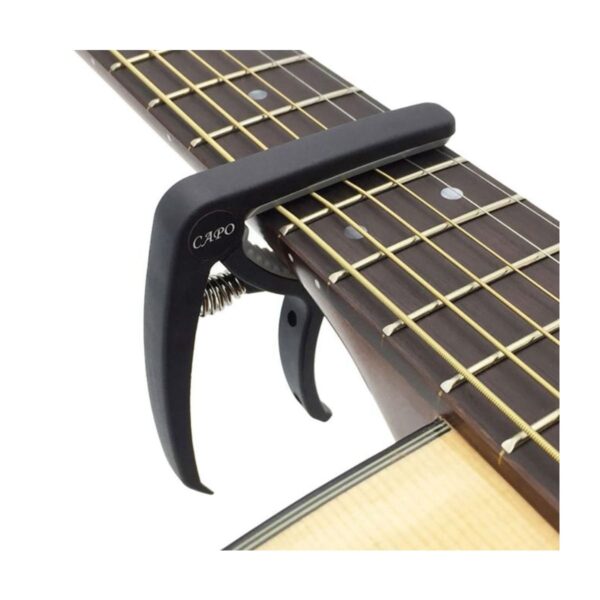 GUITAR CAPO - Black (Spring Action Clamp) - Image 3