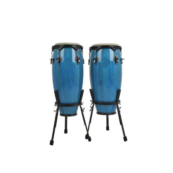 YAMAHA ENGLISH CONGA DRUM WITH STAND - BLUE