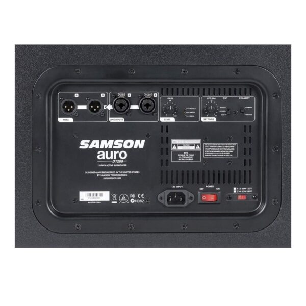 Samson Auro D1200 Active Subwoofer (A Pair) - Image 2