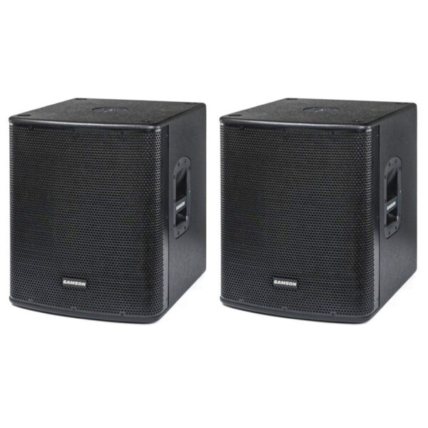 Samson Auro D1200 Active Subwoofer (A Pair)