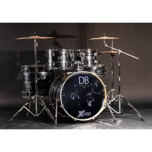DB Drummer Boss Professional X-MAN Series Drum Set of 5pcs