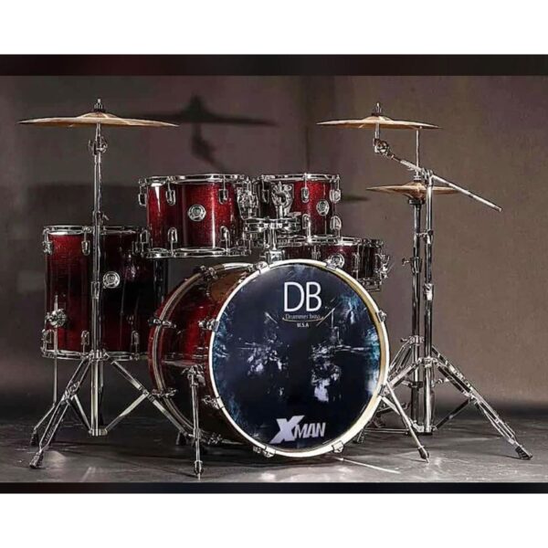 DB Drummer Boss Professional X-MAN Series Drum Set of 5pcs - Image 2