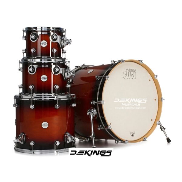 DW Drums Design Series 5pc Acrylic 22'' Shell Pack - Image 2