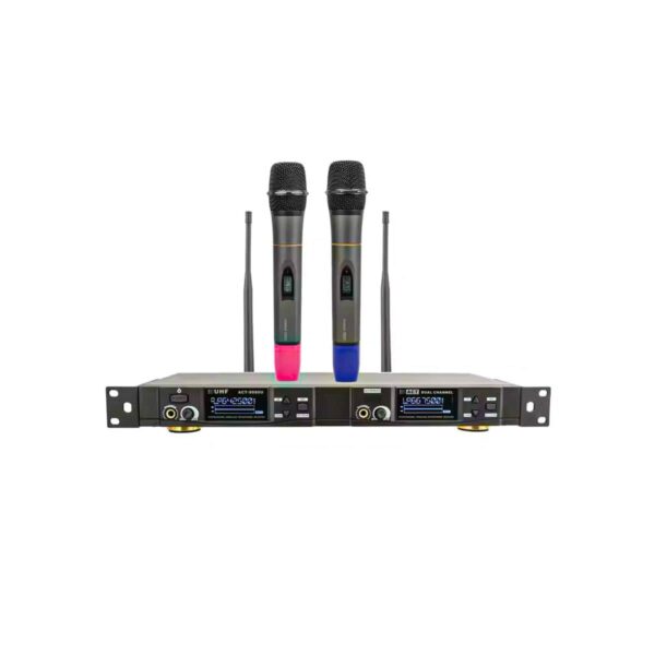 Dvon ACT-9090U Dual Handheld UHF Wireless Microphone System