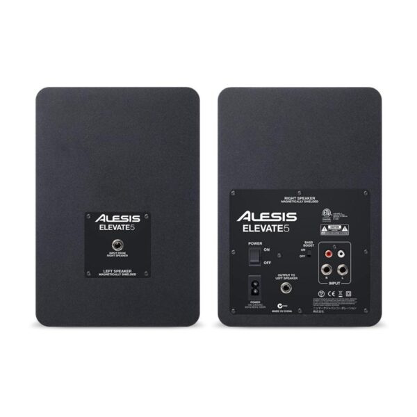 Alesis Elevate 5 – Powered 5″ Desktop Studio Monitors – Pair - Image 3