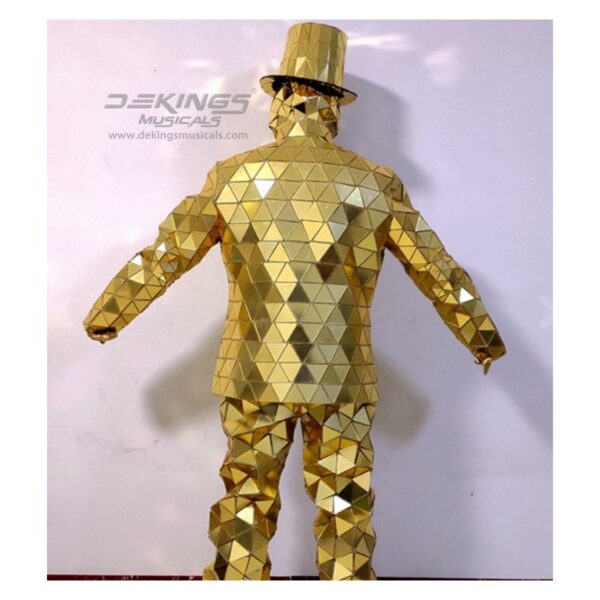 Golden Mirror Man Costume - Image 3