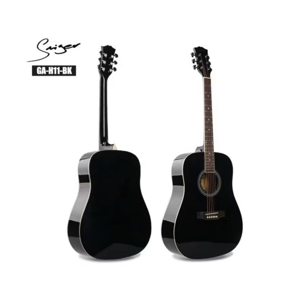 SMIGER GA-H11 Semi-Acoustic Guitar-Black