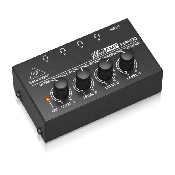 Behringer HA 400 – 4-Channel Headphone Amplifier for Studio and Live Applications - Image 2